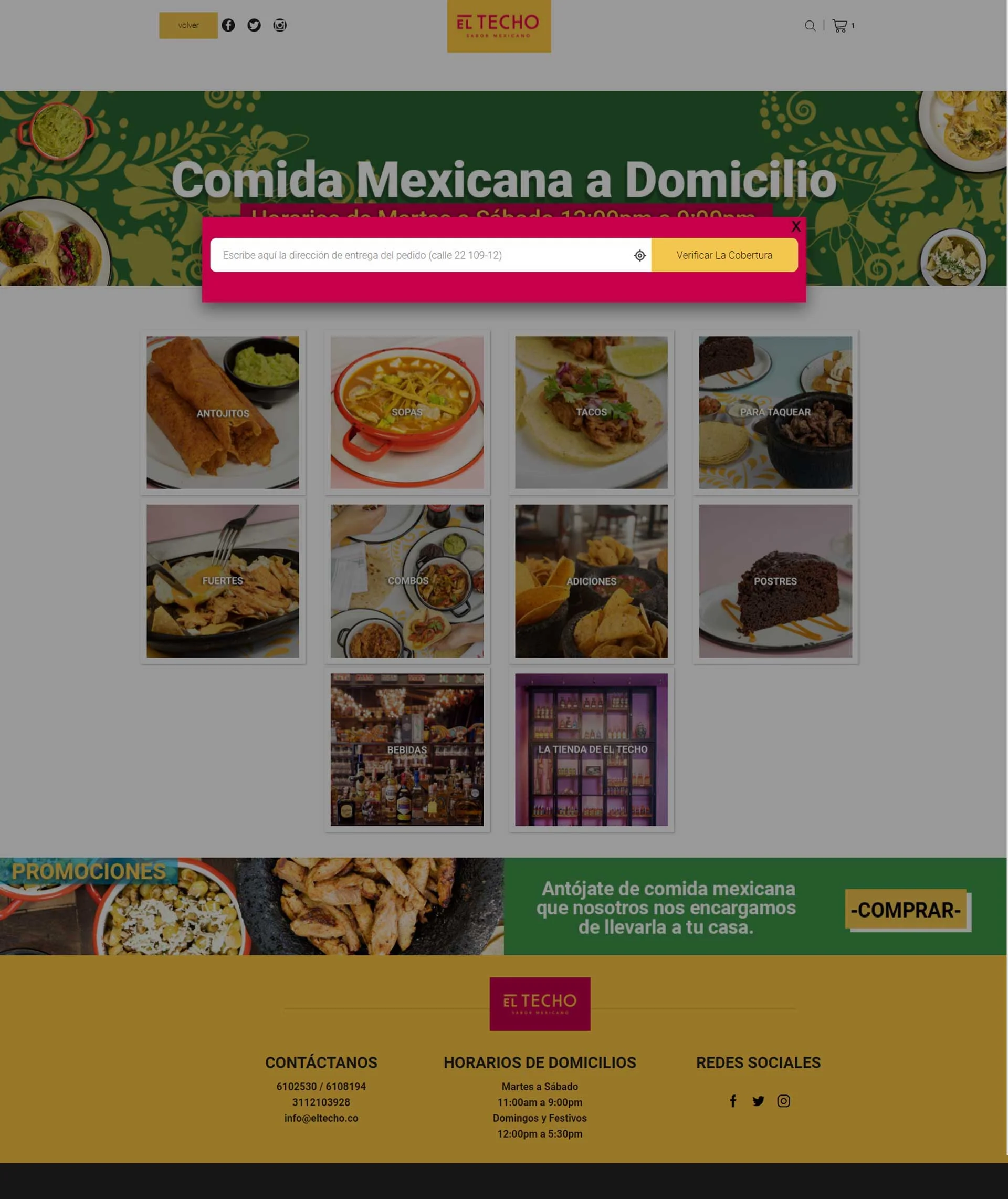 imagen index ecommercce el techo