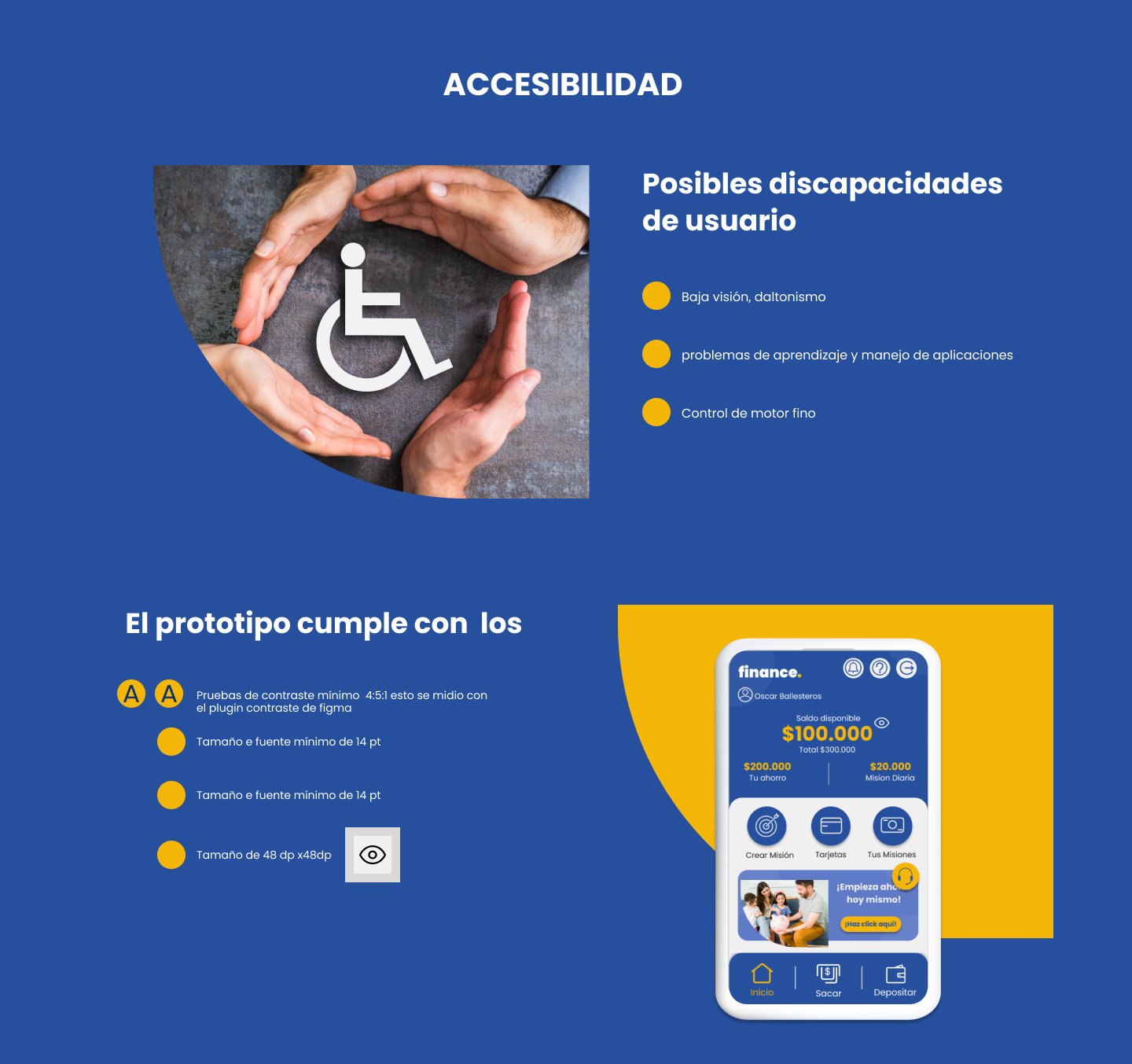 accesibilidad - finance